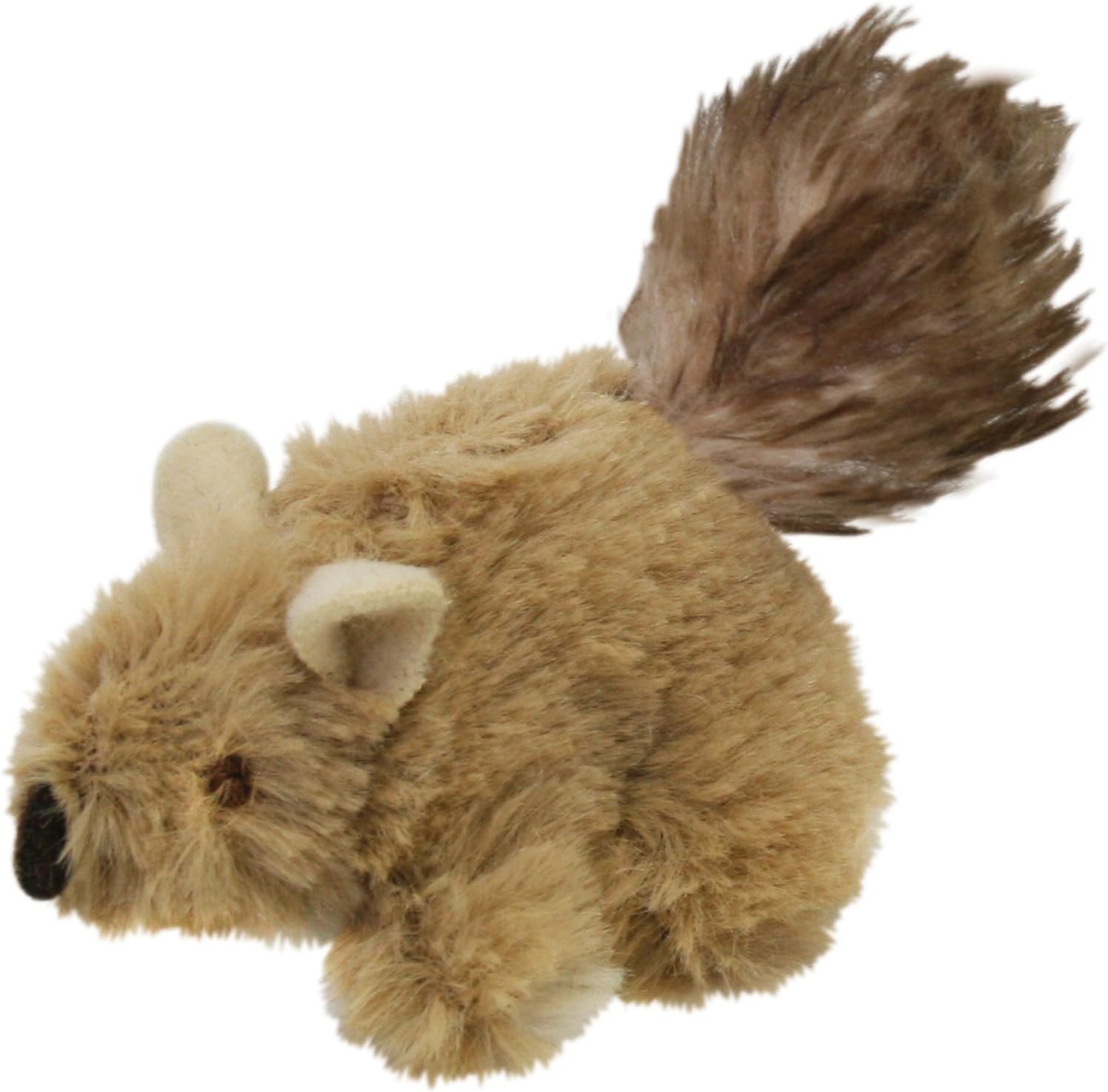 OurPet’s PlayNSqueak Backyard Cat Toy Squeaking Squirrel, All Breed Sizes