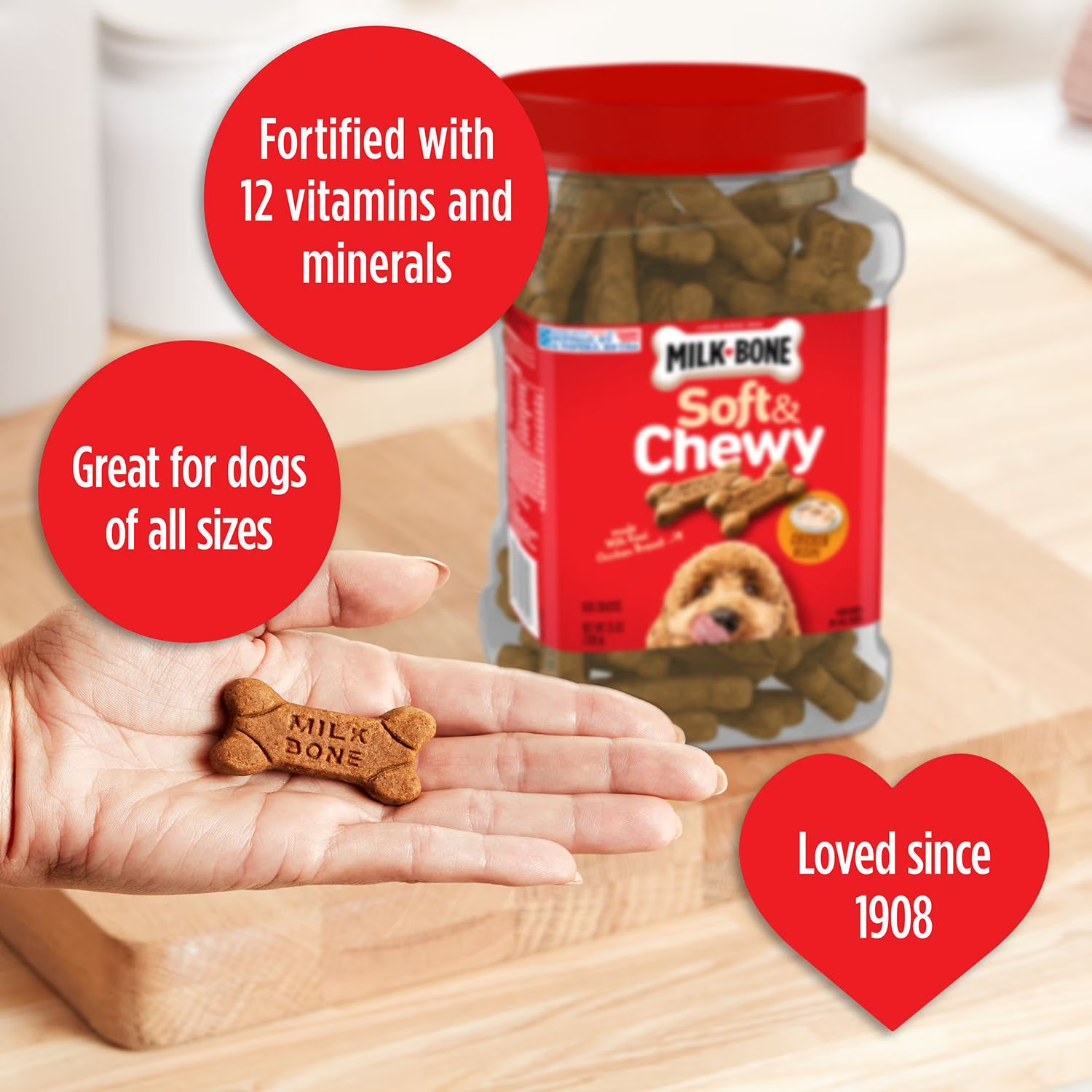 Milk-Bone Soft & Chewy Dog Snacks, Chicken Recipe (37 oz.) Great Price