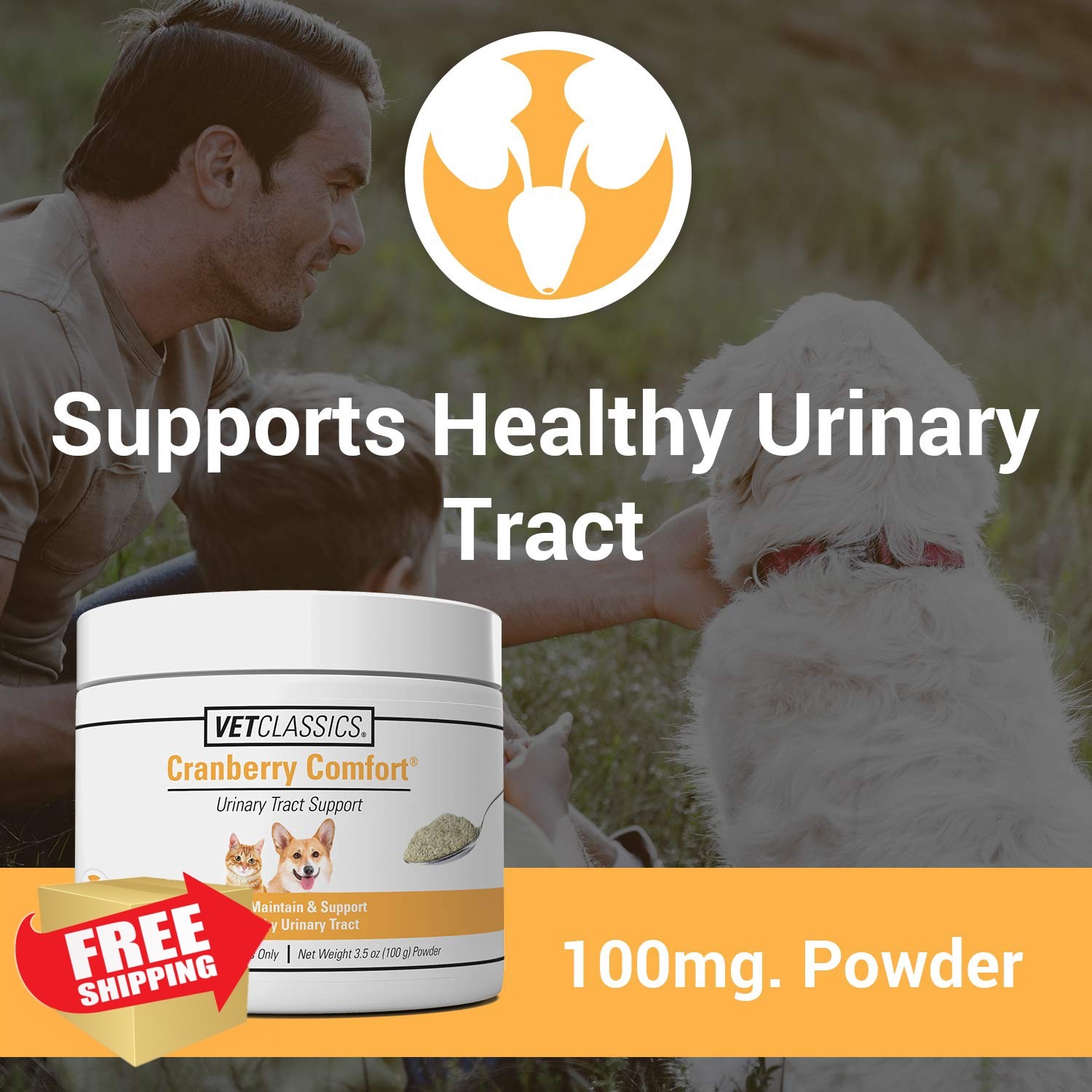 Vet Classics Cranberry Comfort Urinary Powder 100 gm