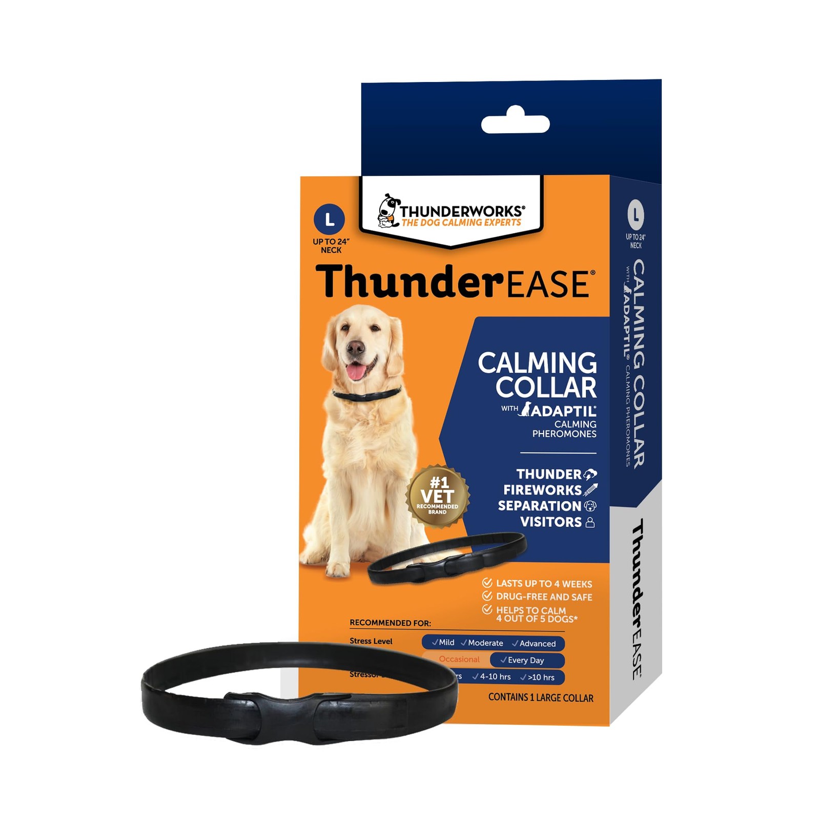 Calming Anti Anxiety Pheromone Collar for Dogs (Large)