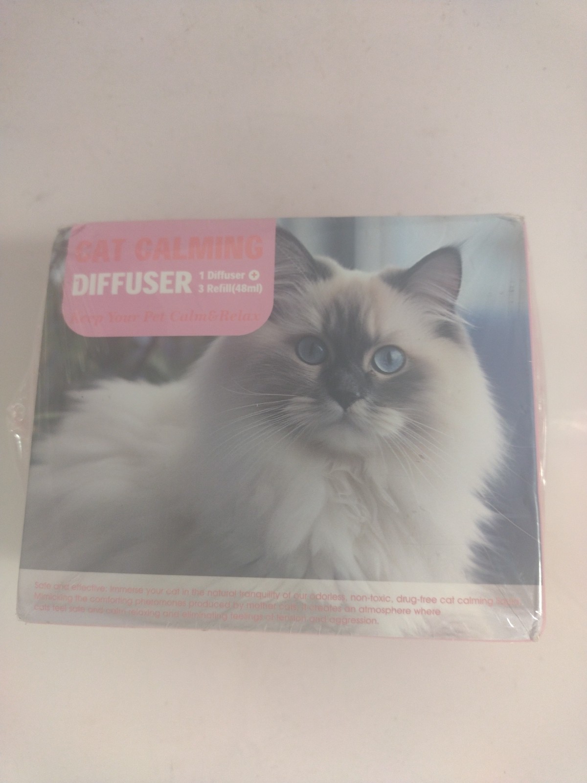 Cat Calming Diffuser Kit + 3 Refills 30 Day Supply Pheromone Anxiety Relief. G4