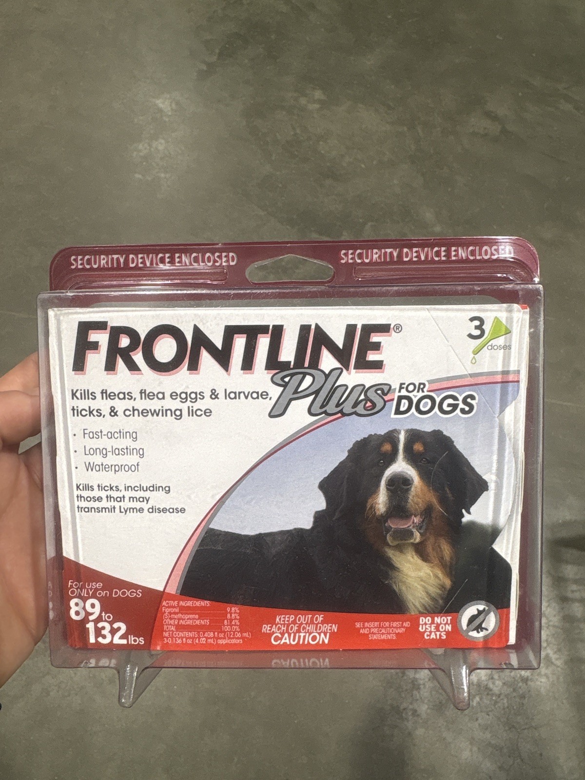 FRONTLINE Plus for Extra Large Dogs – 3 Doses 89-132 lbs