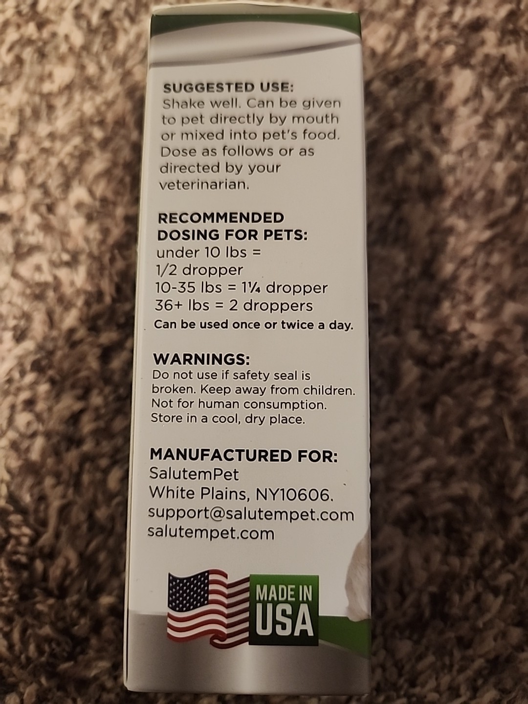 Forte Health Dog & Cat Herbal Antibiotics Skin, Urine, Breathing Aid 2 Oz