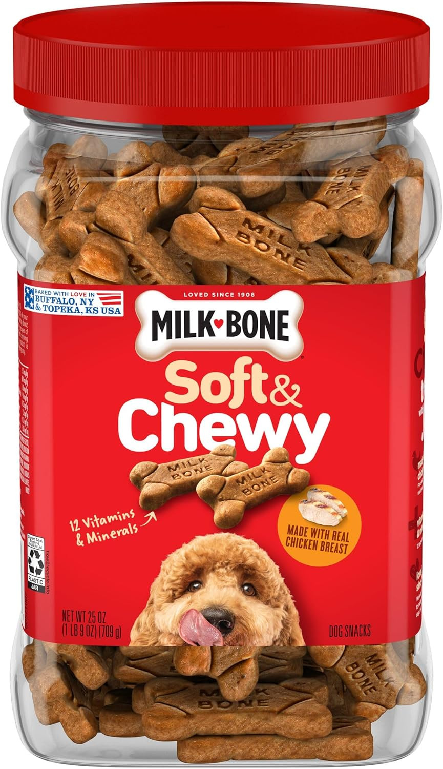 Soft & Chewy Chicken Recipe Dog Treats, 25 Ounces (1 Count)
