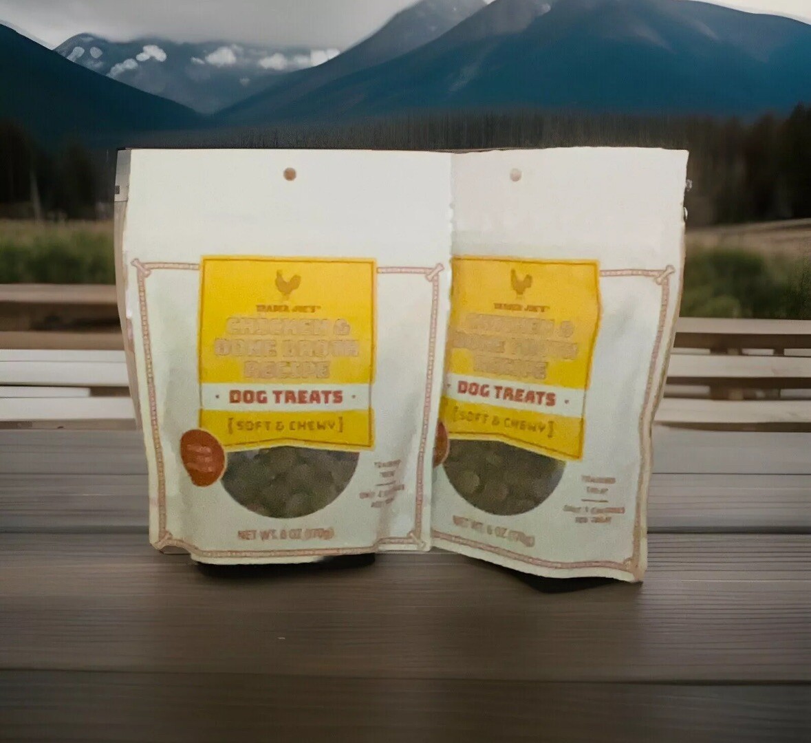 Trader Joe’s Chicken & Bone Broth Recipe Dog Treats (2 Packs) 10/2026