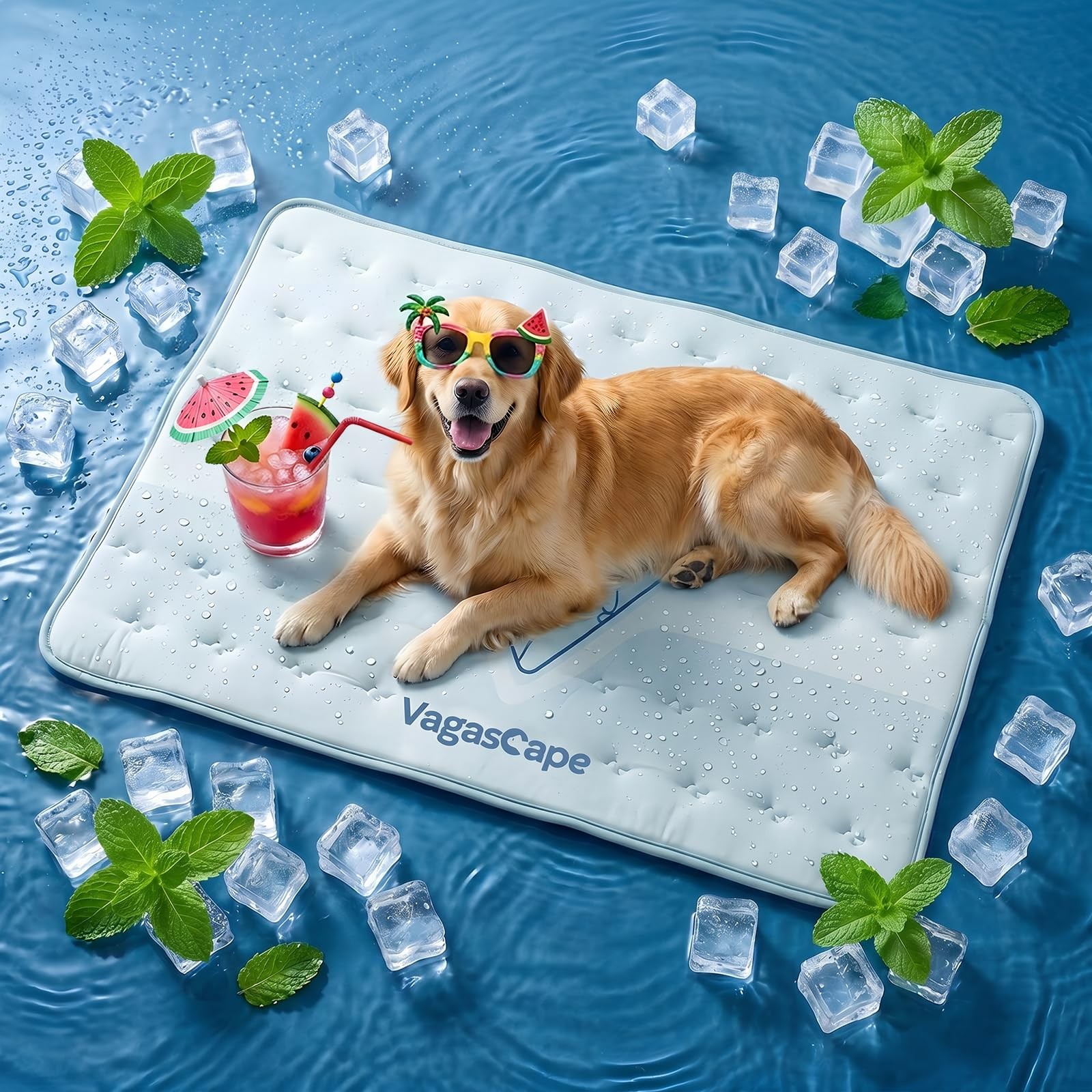 Vagascape Dog Cooling Mat 3.0 Double-Sided Usable, Thick Durable Pet Cooling …