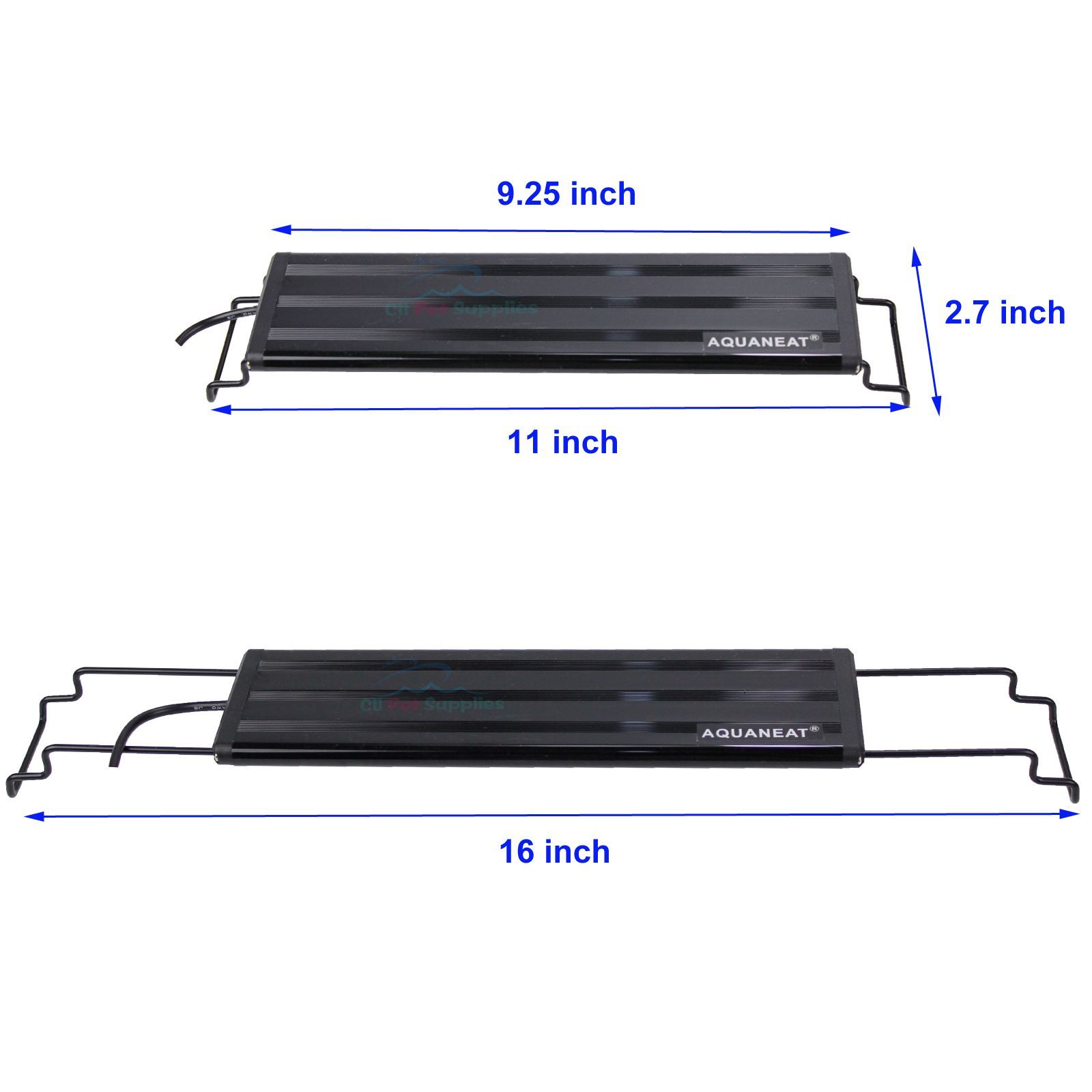 AQUANEAT Aquarium LED Light Marine FOWLR Blue & White 12 20 24 30 36 48 Inch