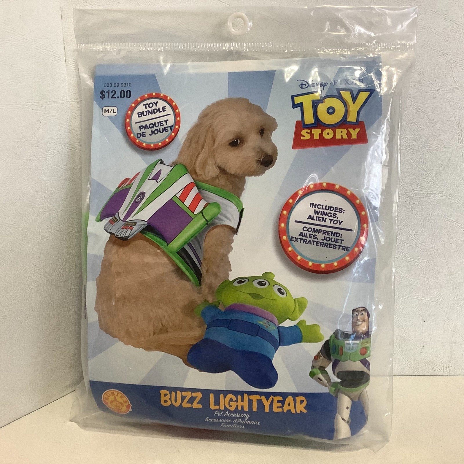 Rubies Toy Story Buzz Lightyear Dog Costume M/L