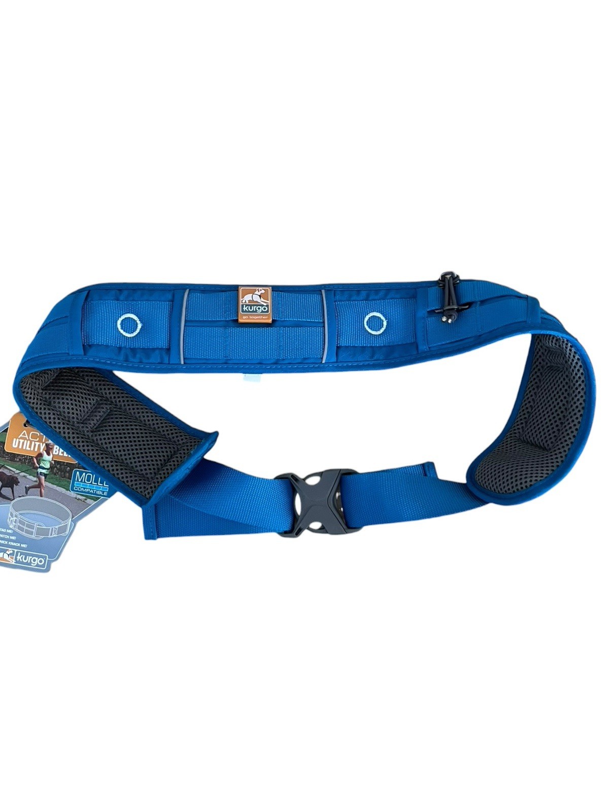 Kurgo RSG Active Utility Belt Molle Compatible Running Dog Leash Adjustable
