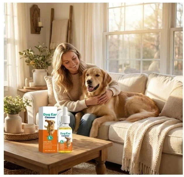 Pup Labs Ear Clear Natural Dog Ear Cleaner for Dogs Ear Wax Cleaning 4oz NEW