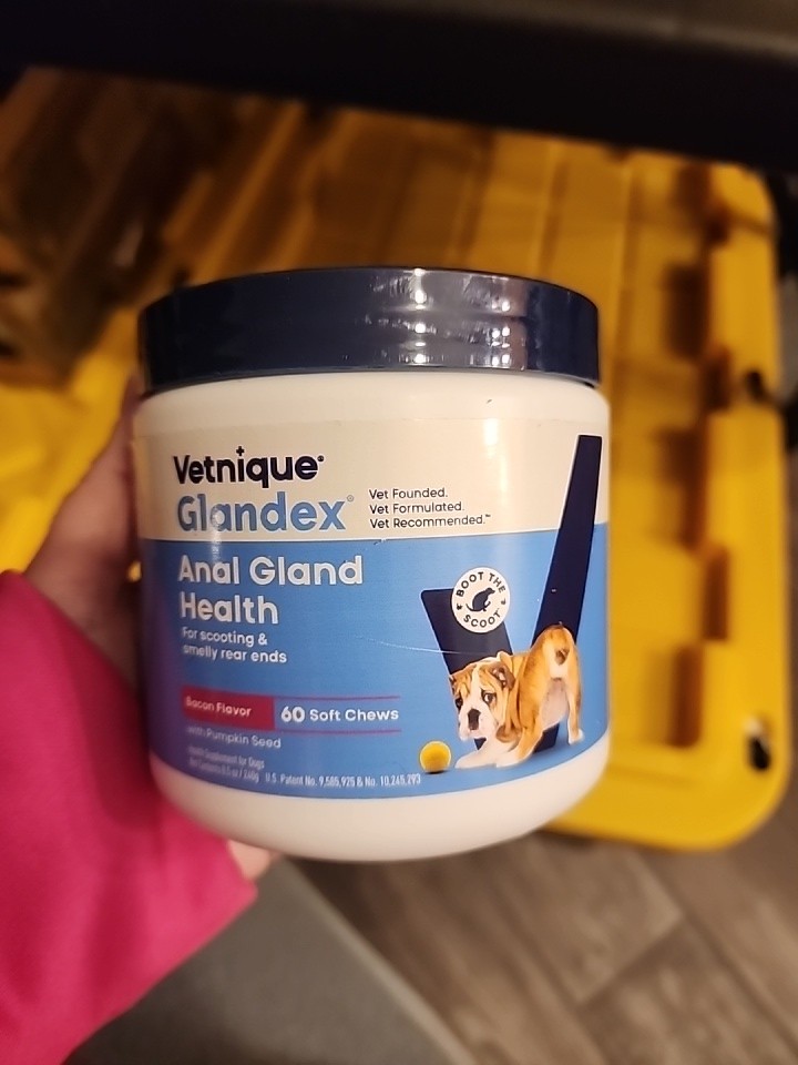 Vetnique Glandex Advanced Vet Strength Anal Gland Support- New 09/2027