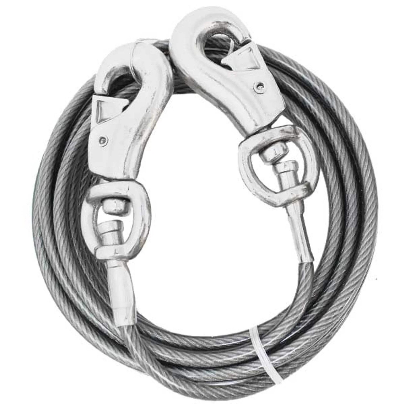 Heavy-duty Dog Tie Out Cables for Large Dogs – 10ft to 40ft – Up to 250lbs