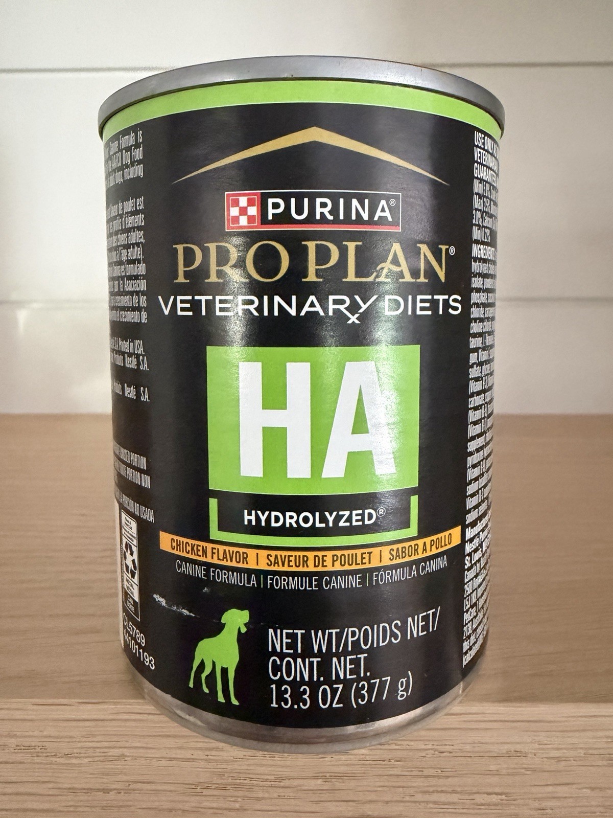 Purina HA Hydrolyzed Chicken Flavor Canine Formula 13.3 oz (377 g) Can ~ 24 Pack