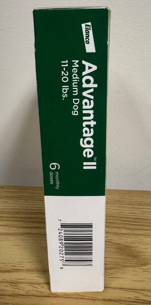 Elanco Advantage ll Medium Dog 6 Doses for Dogs 7 Weeks & Older