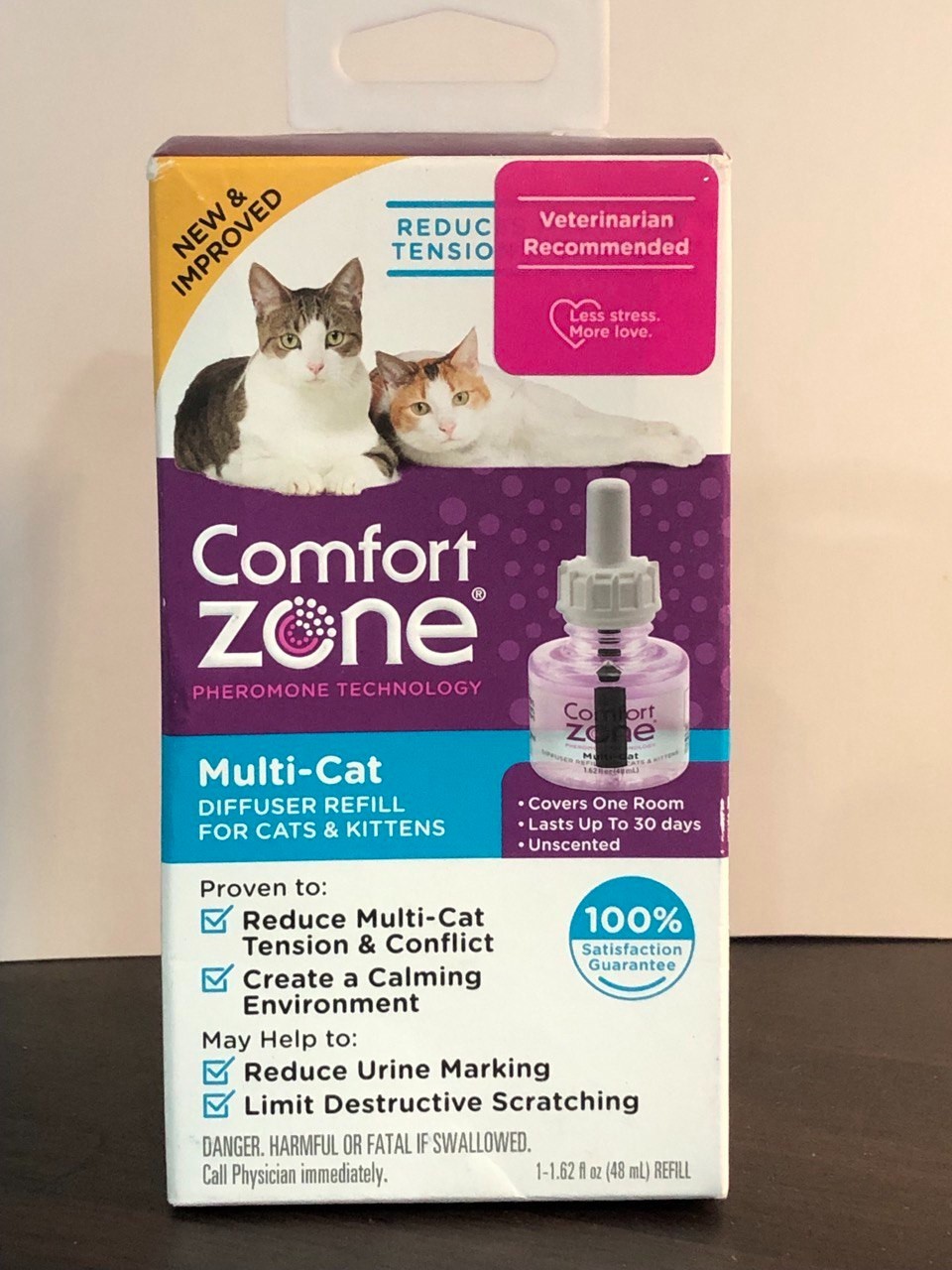 Comfort Zone Multi-Cat Diffuser Refill for Cats.