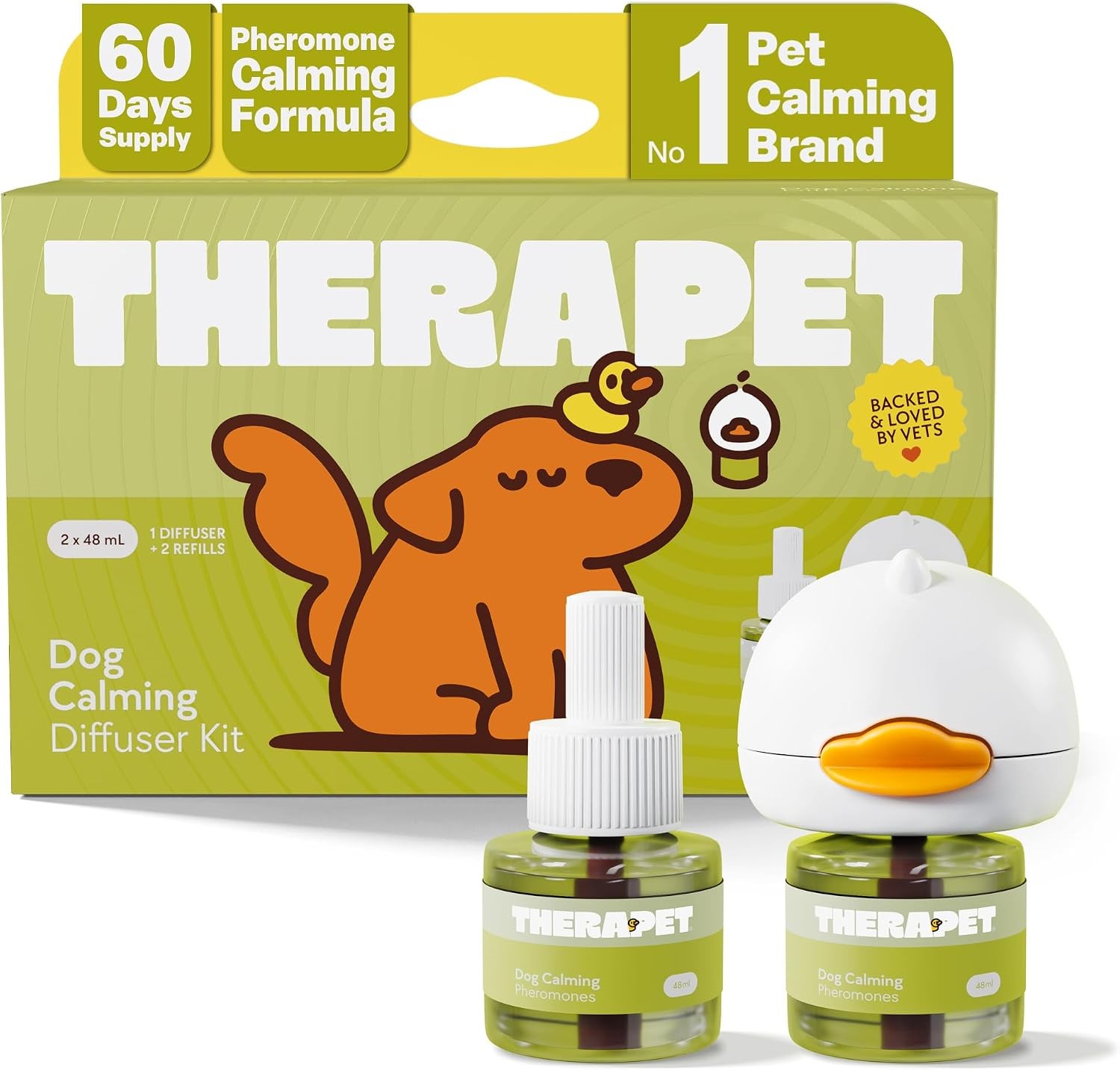 60-Day Dog Calming Diffuser Kit – Pheromone for Stress Destructive Behavior Pee