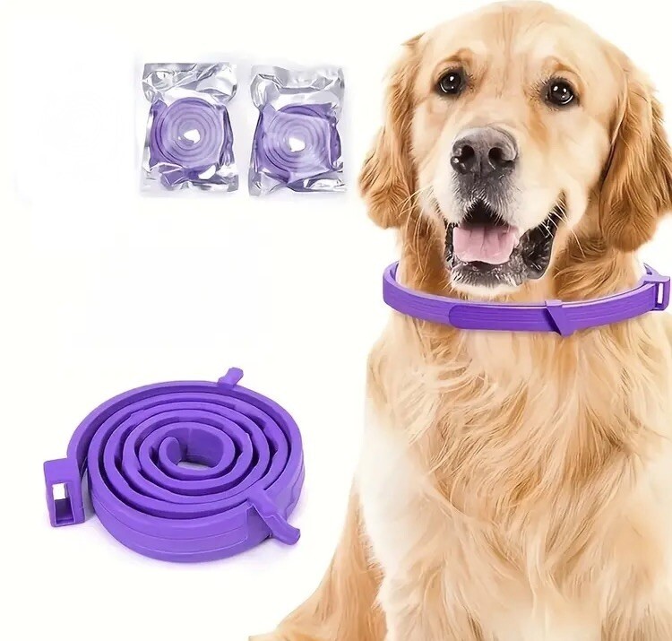 2 Dog Calming Collars Anxiety Relief Pheromones Lasts 60 Days Adjustable SM-LG