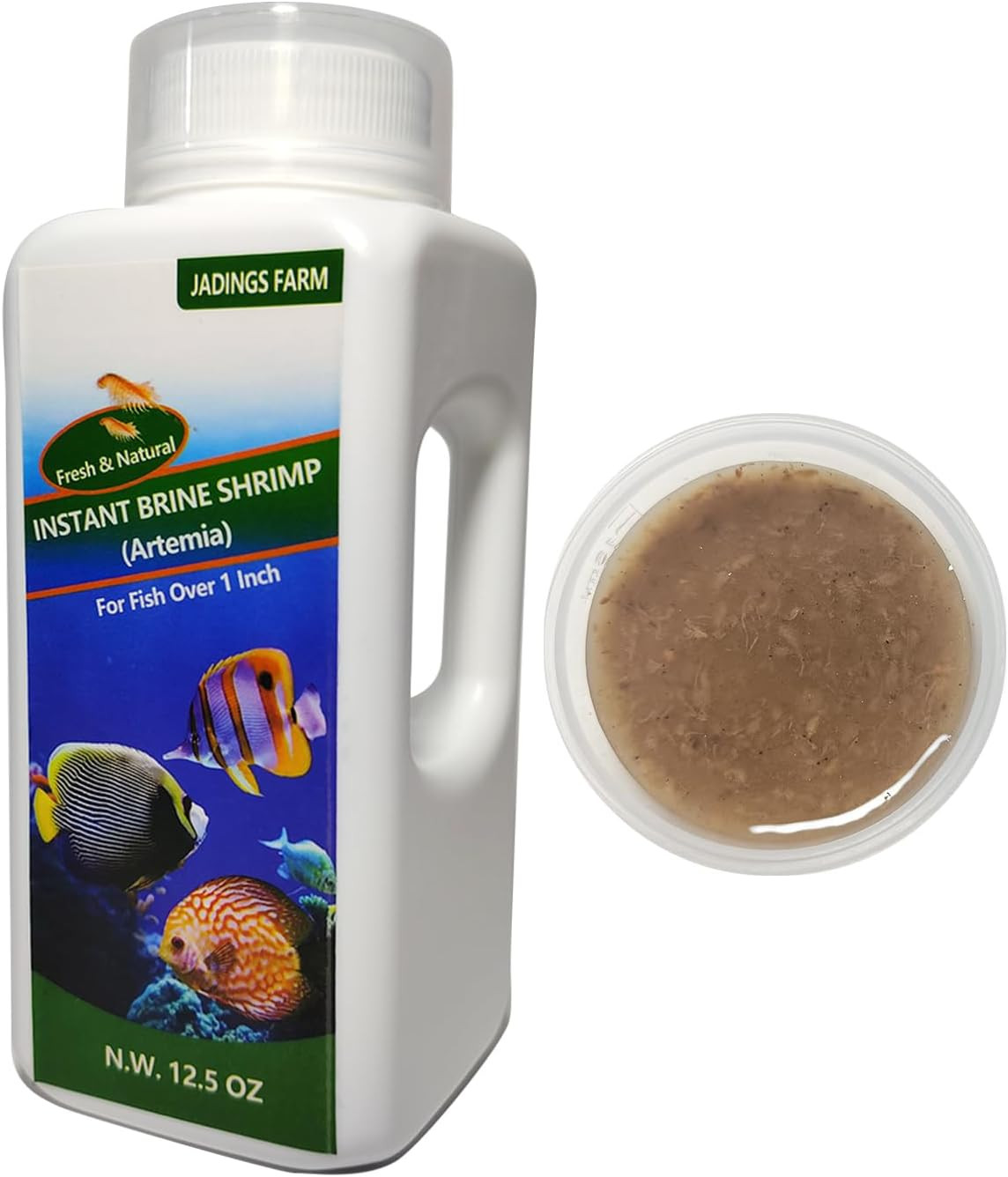Brine Shrimp Fish Food – High Protein Non-Living Adult Brine Shrimp for Bettas,