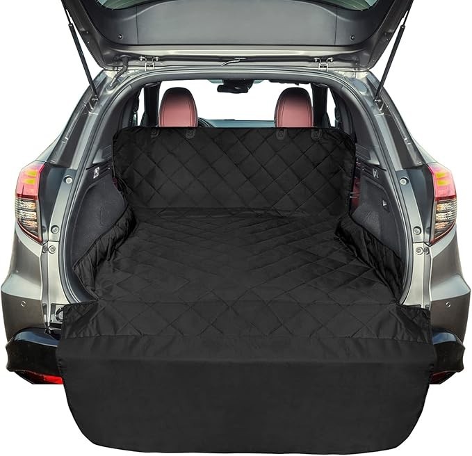 Quilted Dog Cargo Cover SUV Trunk Liner Water-Resistant Non-Slip All Breed Sizes