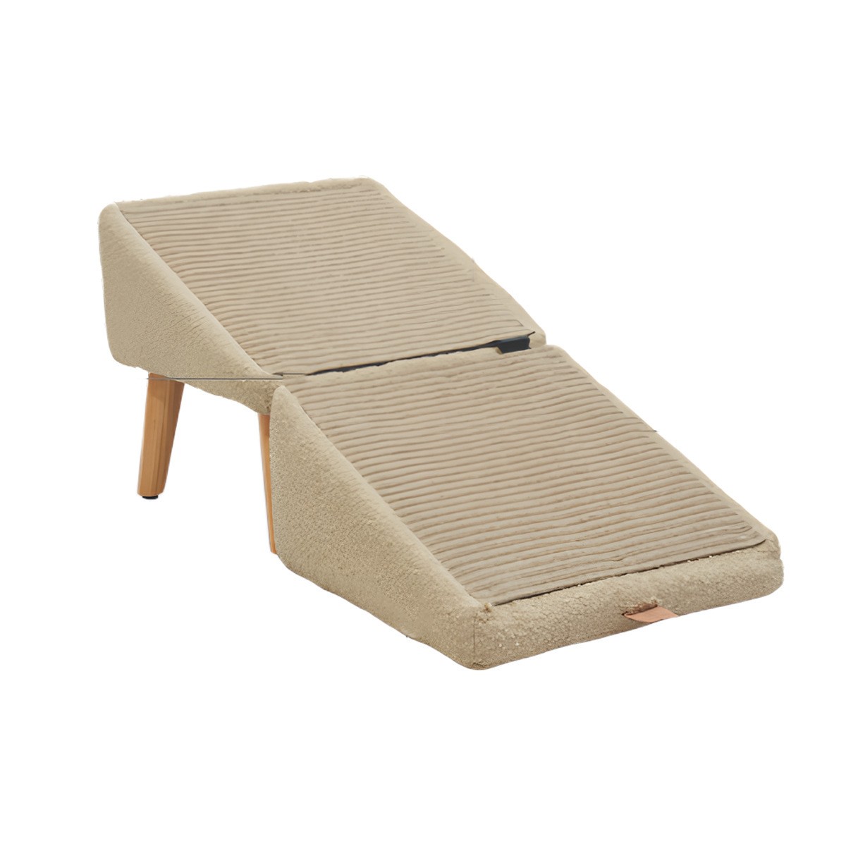 Split Ottoman Dog Ramp,2-in-1 Lightweight Folding Stairs and Ottomans for Small
