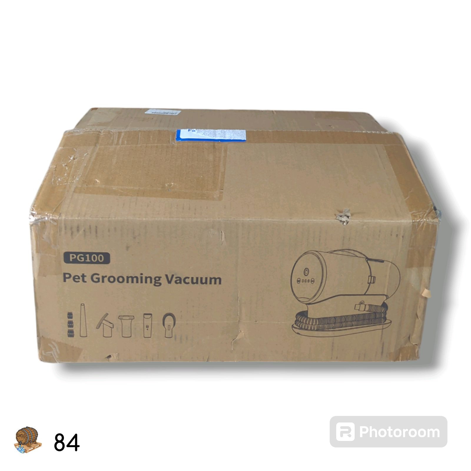 PG100 Pet Grooming Vacuum Kit with 5 Grooming Attachments *Open Box