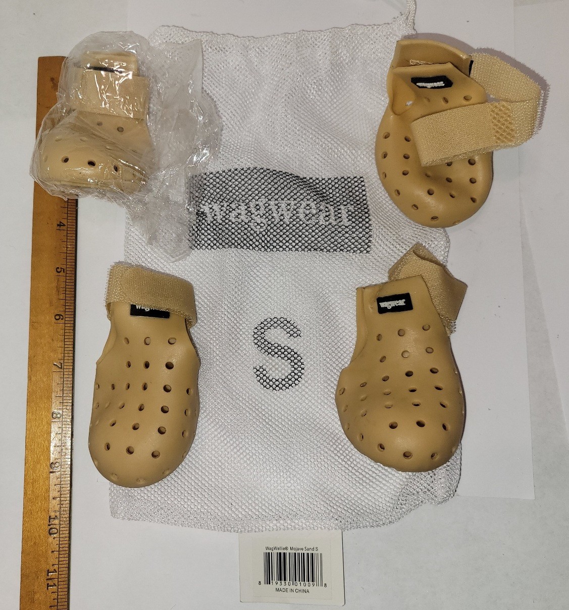 Wagwear Wagwellies Hot Pavement Protection Rubber Dog Boots Shoes XS