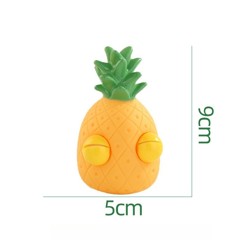 Pineapple Decompression Explosive Eye Pinching Simulation Fruit Squeezing Glare