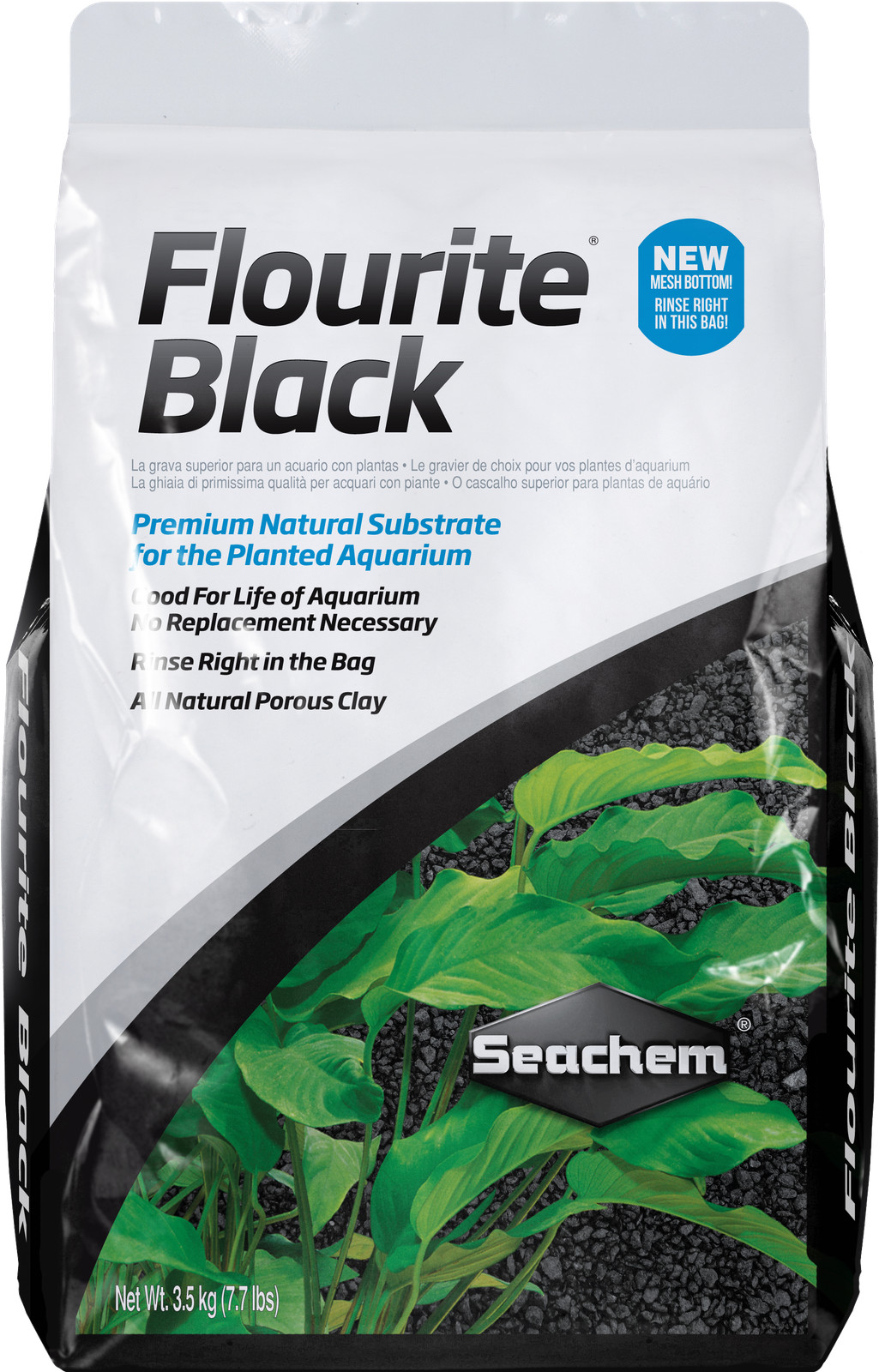 Seachem Flourite Black Planted Aquarium Gravel Select Size:: 7.7 lb. Bag