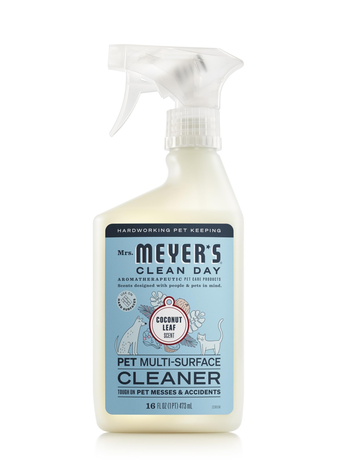 Mrs. MEYER’S CLEAN DAY Pet Multi-Surface 16 Fl Oz (Pack of 1), No Color