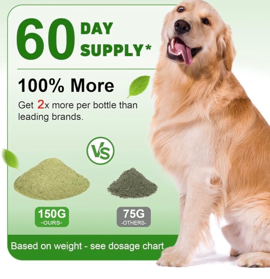 Pet Dog Cat Dental Powder Teeth Cleaning Plaque Tartar Remover 150g