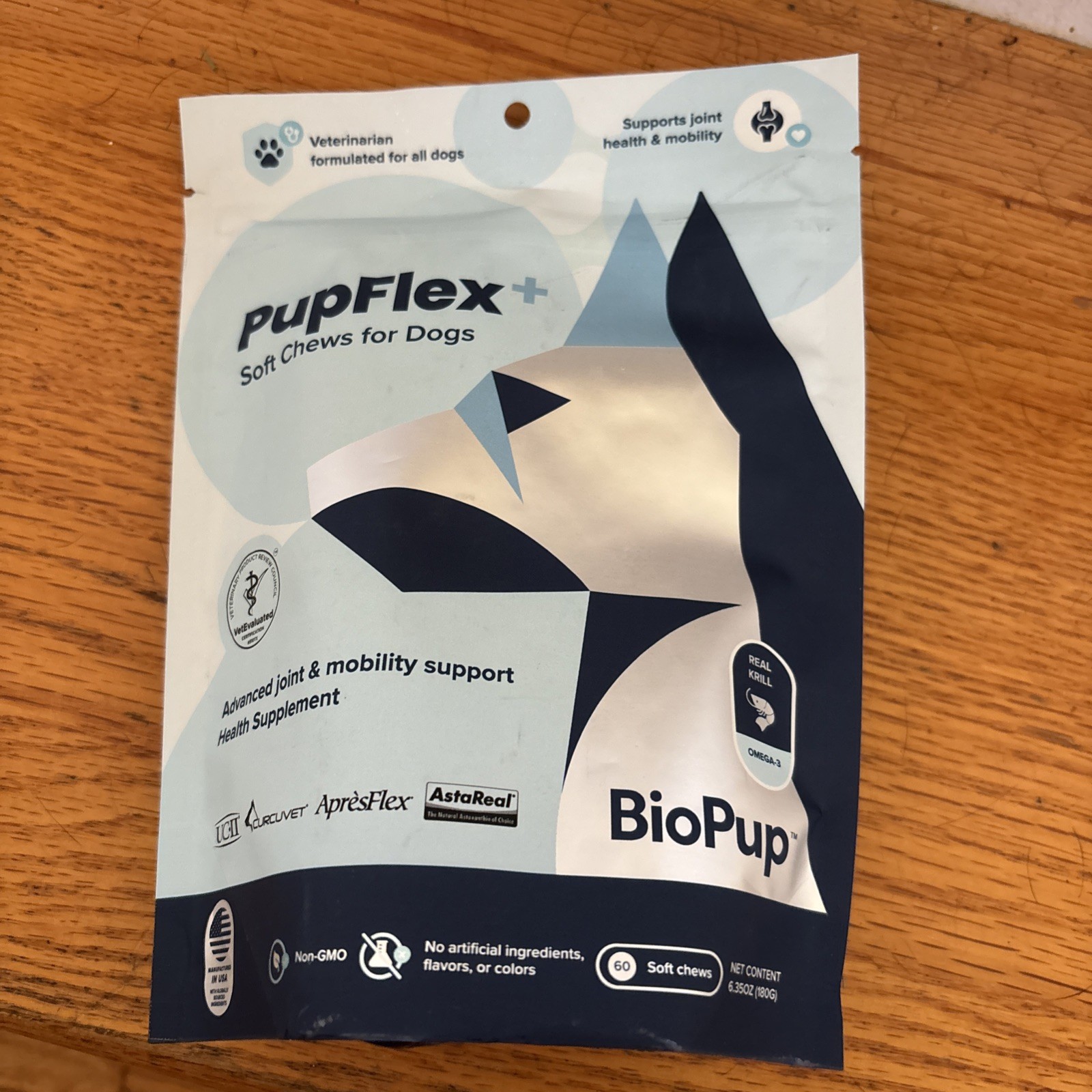 PupFlex+ Hip and Joint Supplement for Dogs – 60 Vet Created Soft Chews