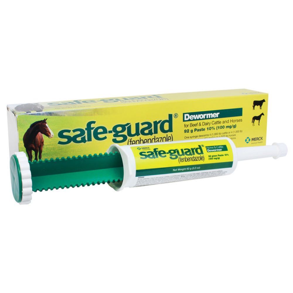 New! SAFE-GUARD PASTE 92 gram For horses horse cattle cow treatment