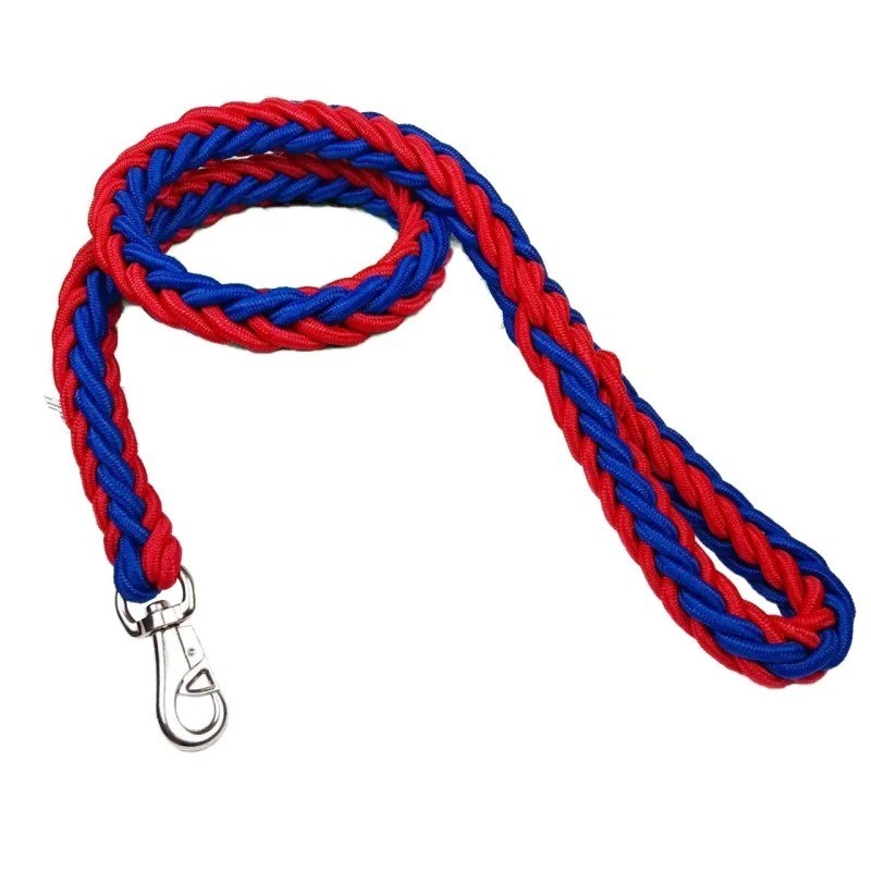 Large Dog Leash Nylon Braided Traction Rope Pet Walking Thick Hand Rope