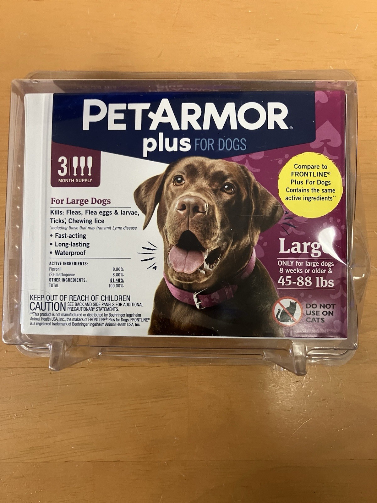 PetArmor Plus Flea & Tick Spot Treatment for Large Dogs – 3 Pack *SHIPS FREE*