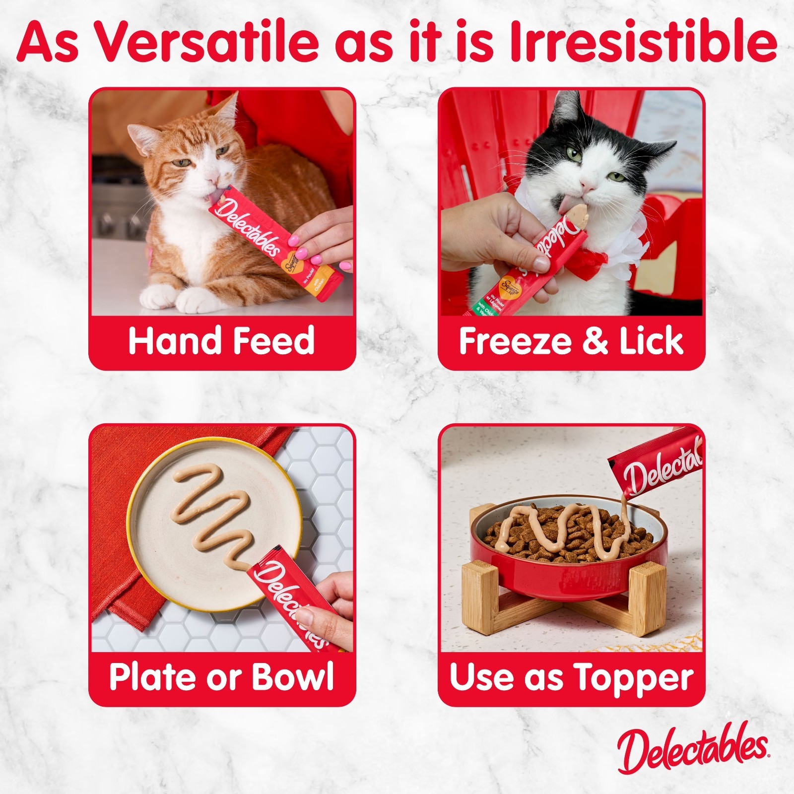 Hartz Delectables Squeeze Up Cat Treat Variety Pack 72 Tubes