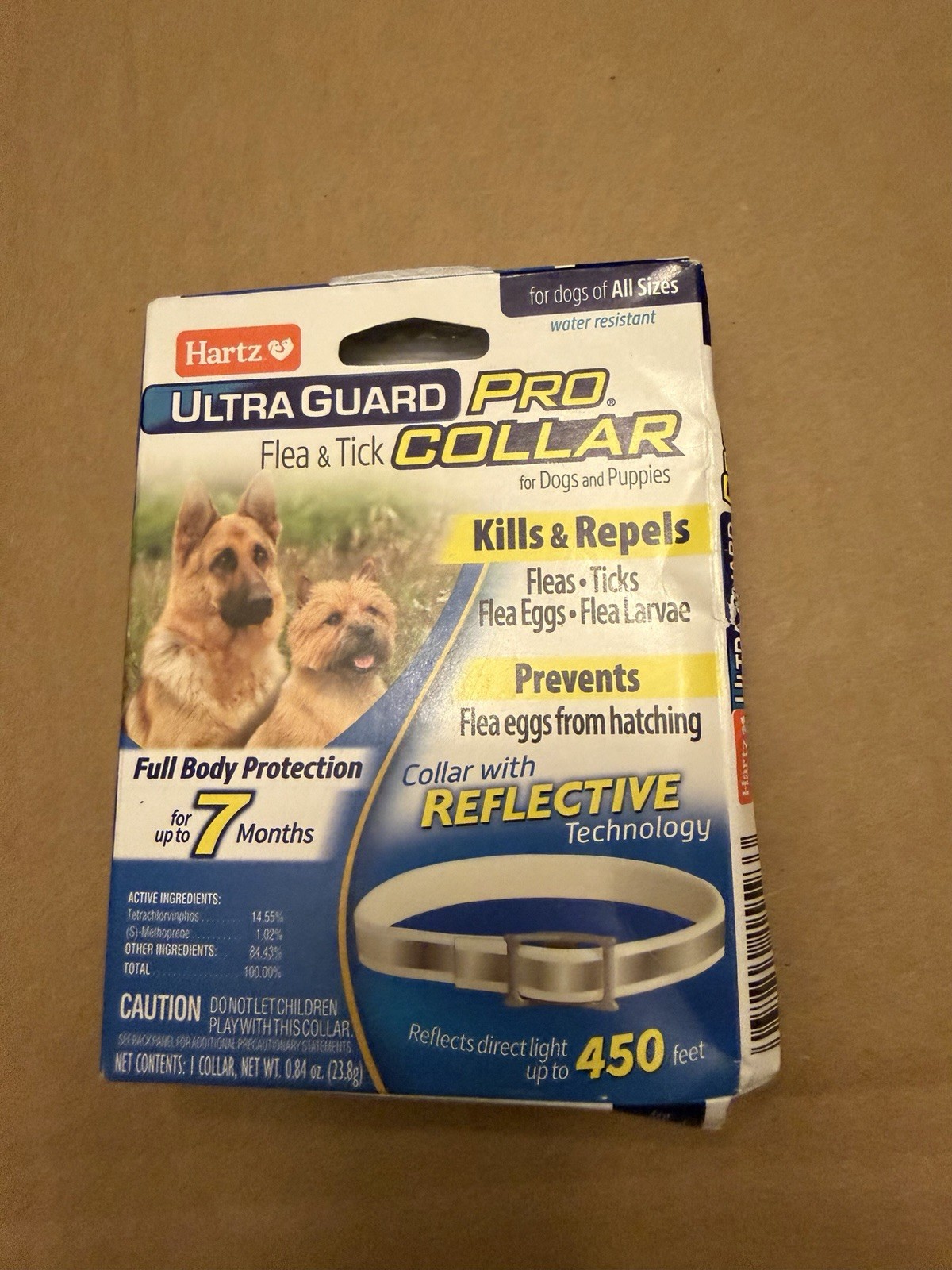 Hartz UltraGuard Pro Reflective Flea & Tick Collar for Dogs 1 Count, 1 Pack