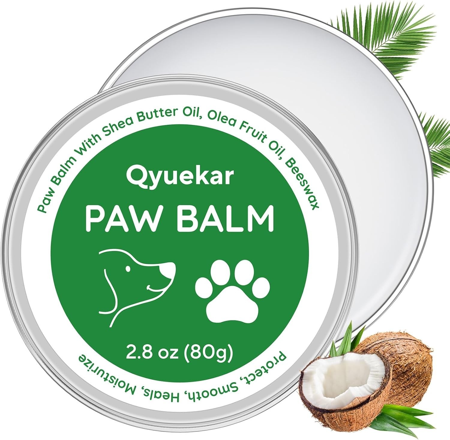 Pet Paw Nose Balm Lick Safe Moisturizer Dry Cracked Pads Snout 2.8oz