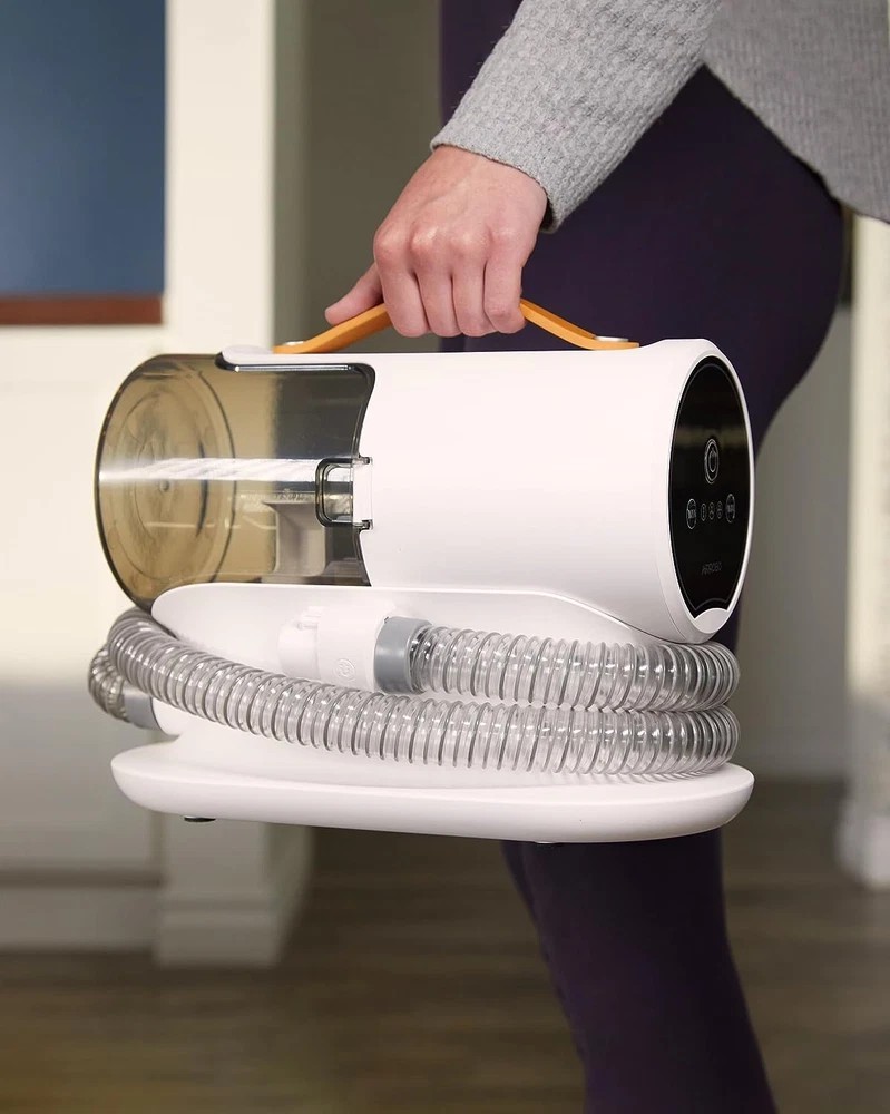 AIRROBO Dog Grooming Vacuum, Dog Grooming Kit,12000Pa Strong Pet Vacuum, 2L Larg