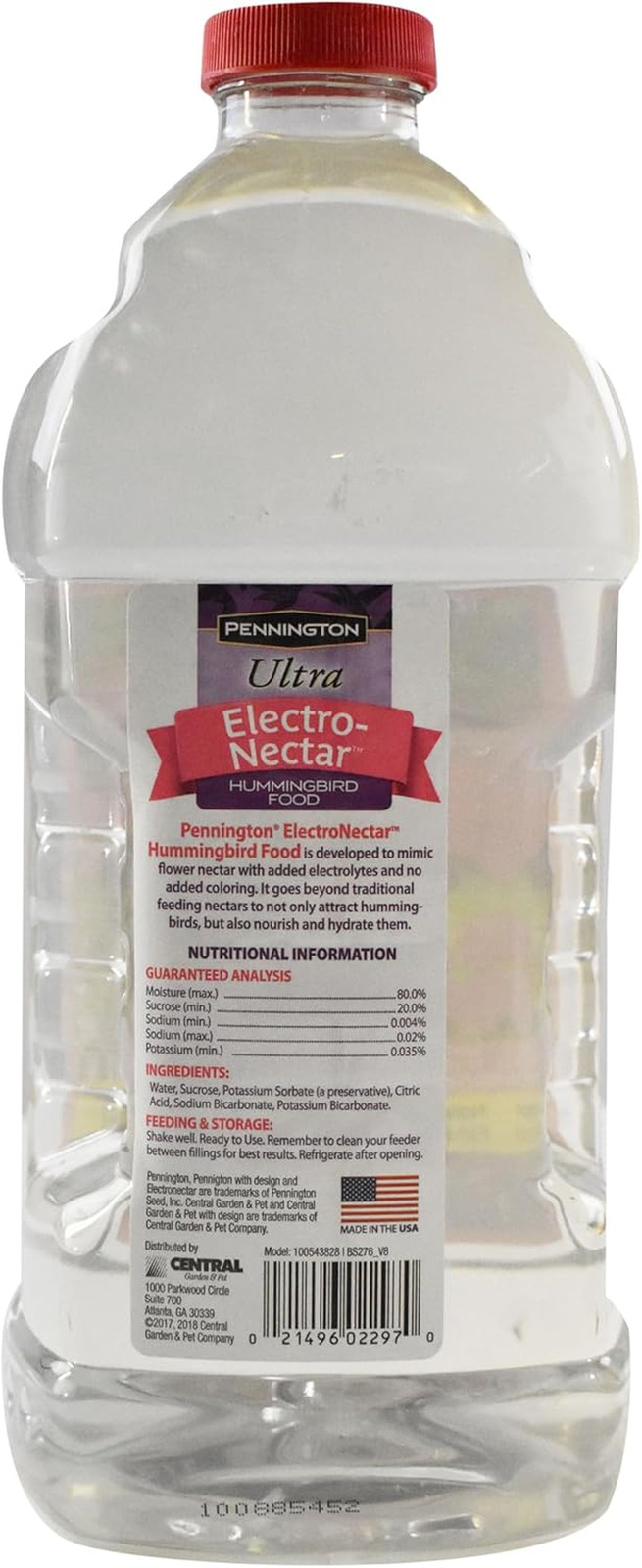 Hummingbird Food Ready to Use, Clear, 64 Ounces (Pack of 1)