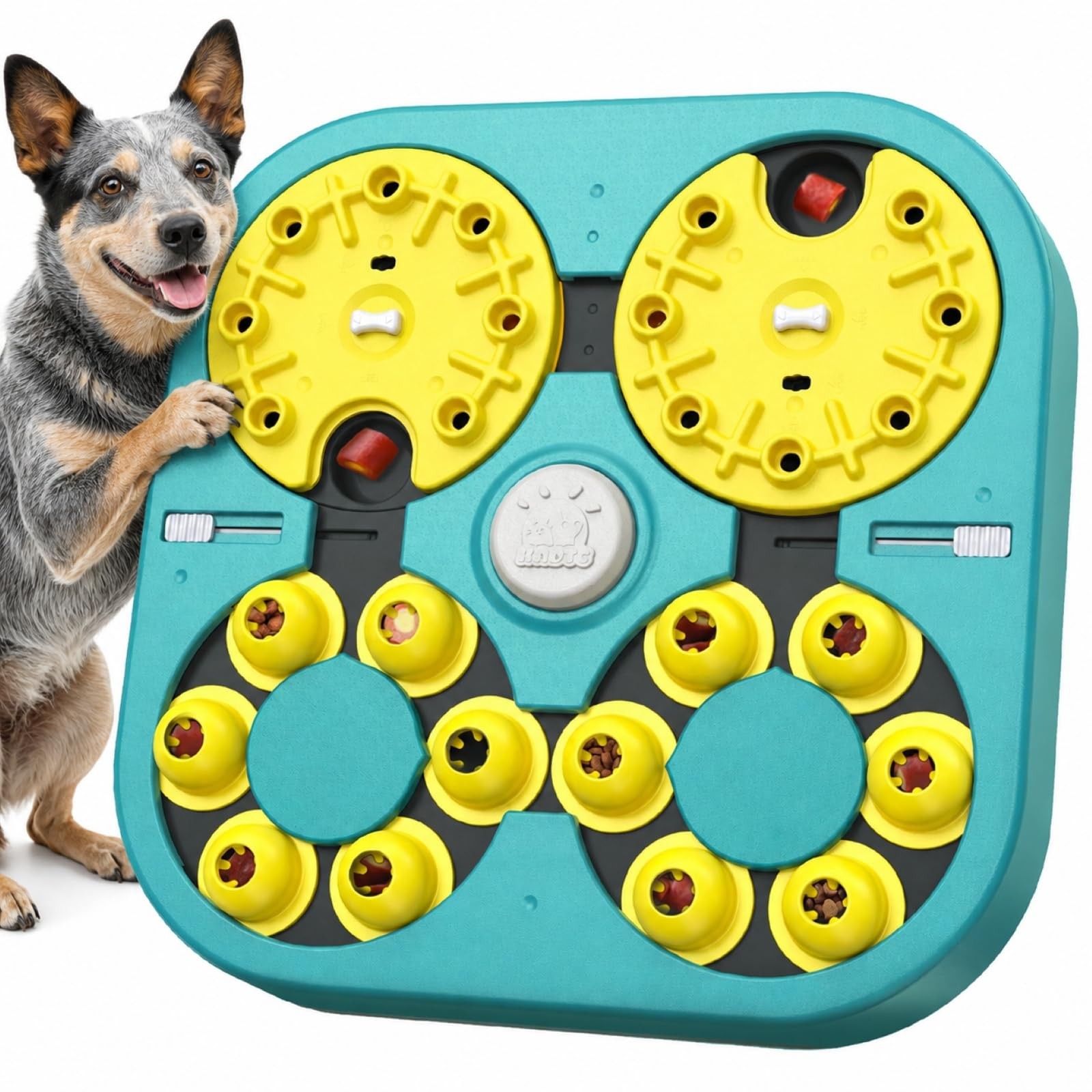 Dog Puzzle Toy, XL Size, 5 Levels in 1 & 6 Ways to Play, Beginner to Expert D…