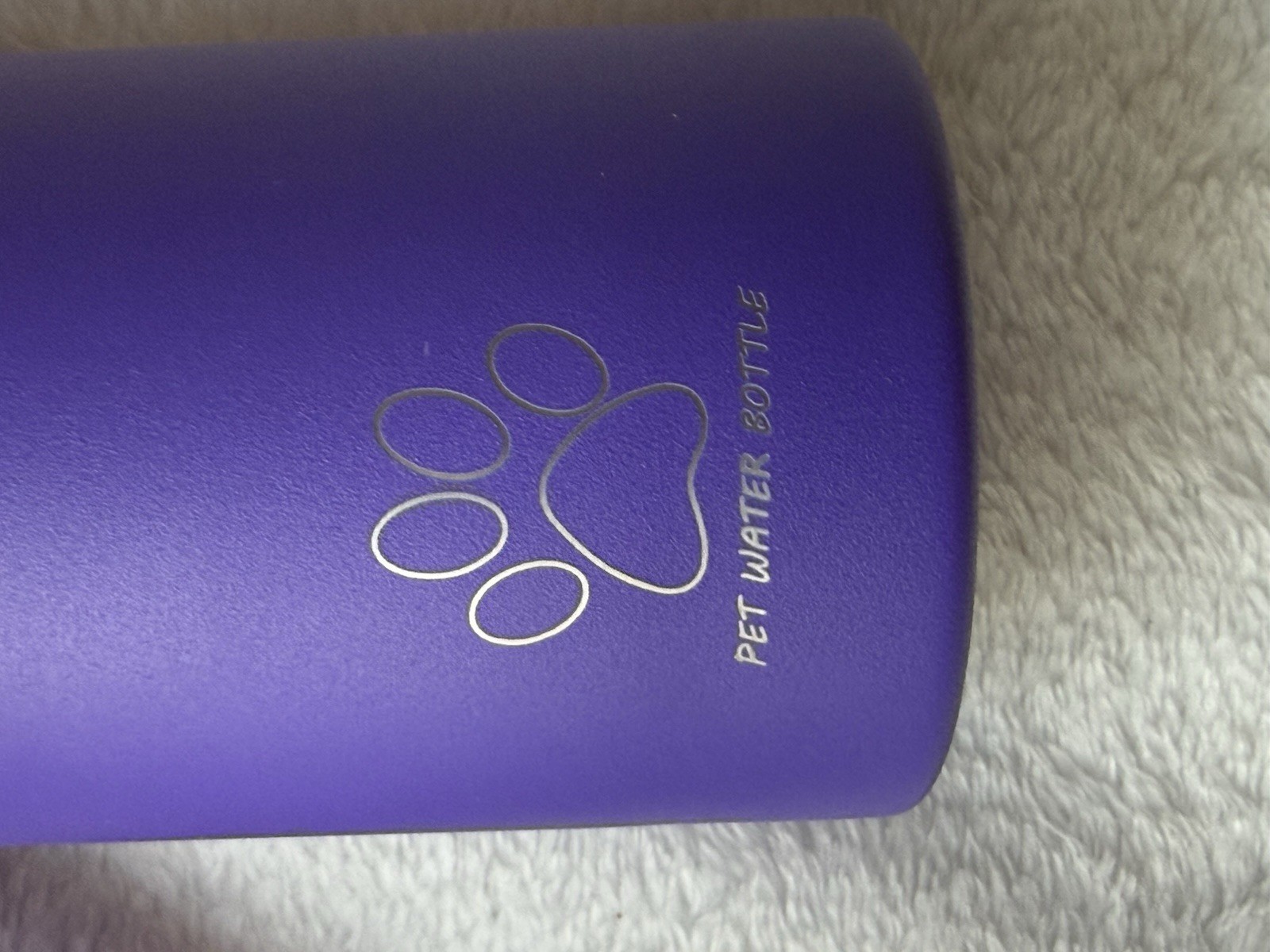 16 oz. Puppy Purple Stainless Steel Pet Dog Water Bottle – Good Life BPA-Free