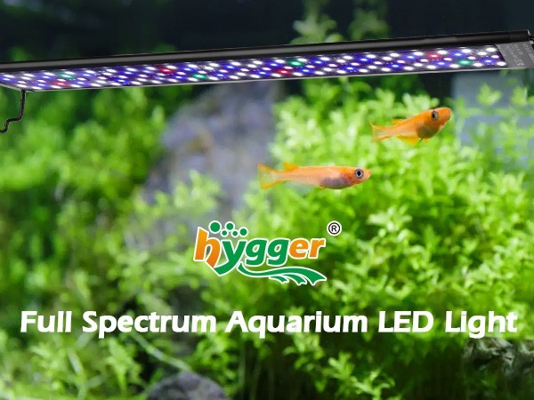 hygger 8 12 18 24 30 36 48″ Full Spectrum Aquarium Light Planted Grow Fish Tank