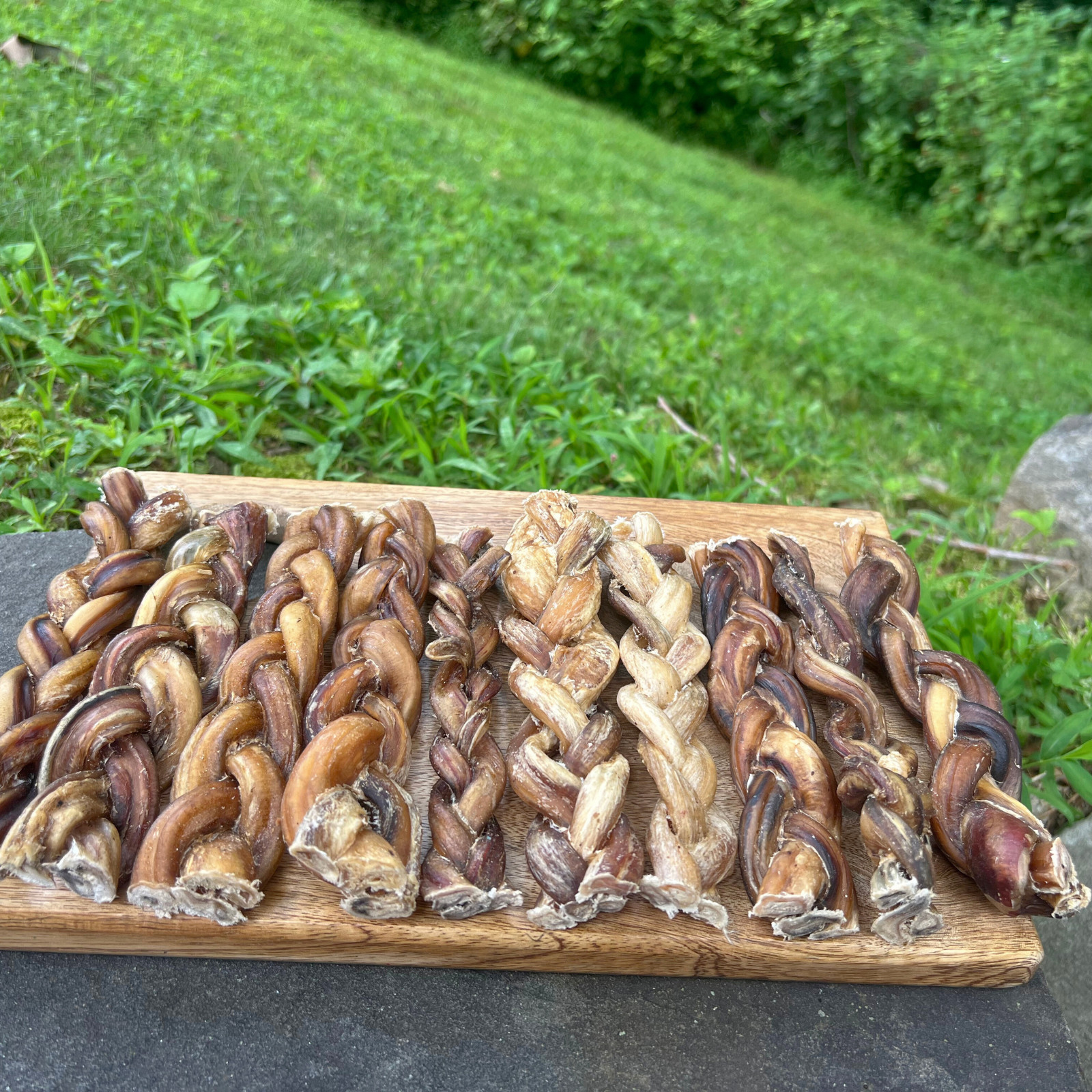Premium Braided Bully Sticks 6 Inch Heavy Duty (12 Pack) 100% Natural Beef Thic