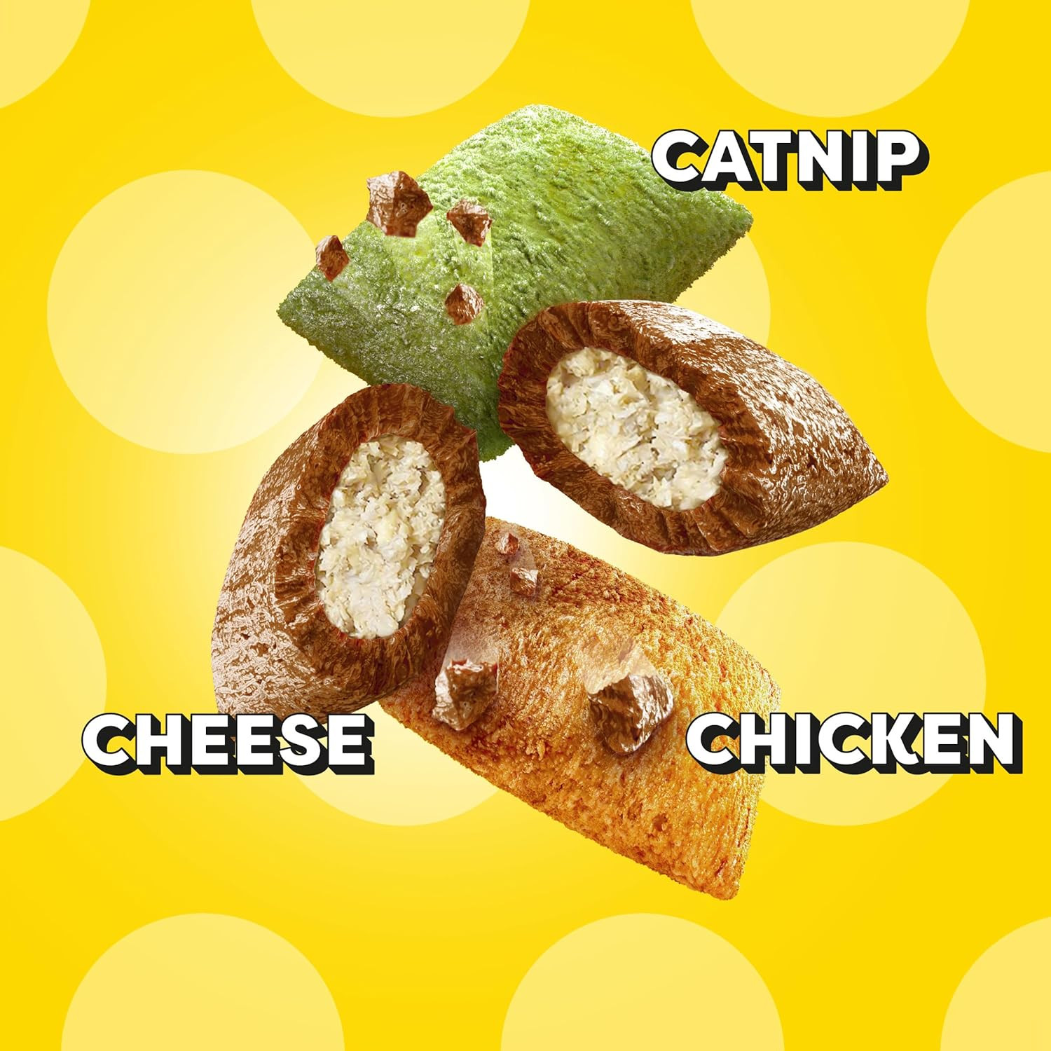 Cat Treats, Classic Crunchy and Soft Cat Treats, Catnip Fever Flavor, Catnip Tre