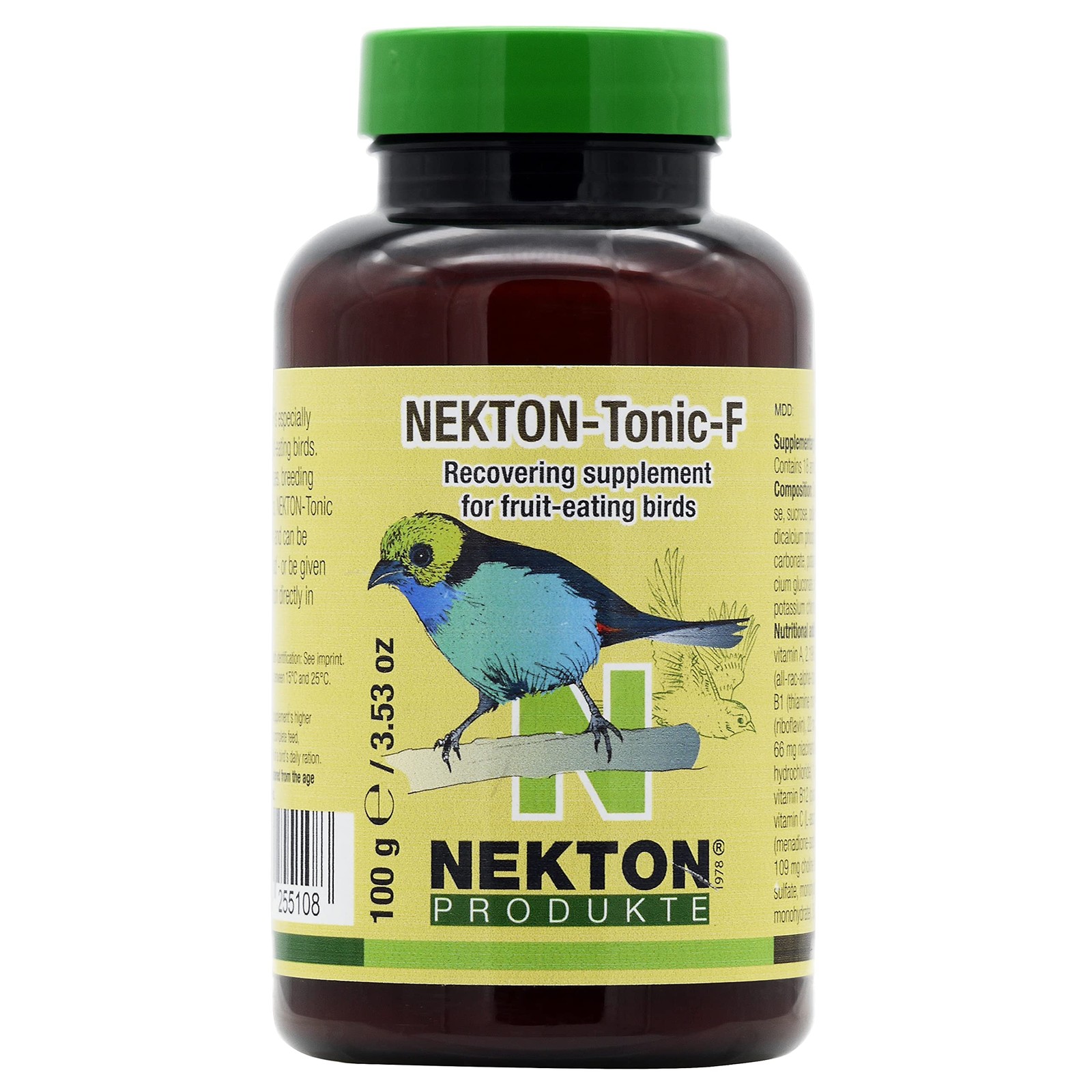 Tonic-F For Fruit-Eating Birds 100gm 3.5oz Pet Health Nutrition Supply