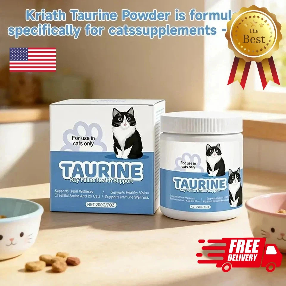Kitty Supps Taurine Supplement for Cats – Immune Support