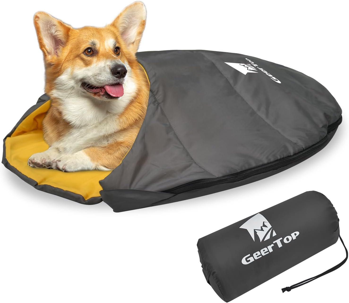 Lightweight Dog Sleeping Bag Portable Cozy Durable Machine Washable Pet Bed for