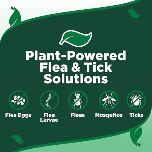 Vet’s Best Flea and Tick Yard & Kennel, Spray Flea Treatment for Dogs 32 fl oz.