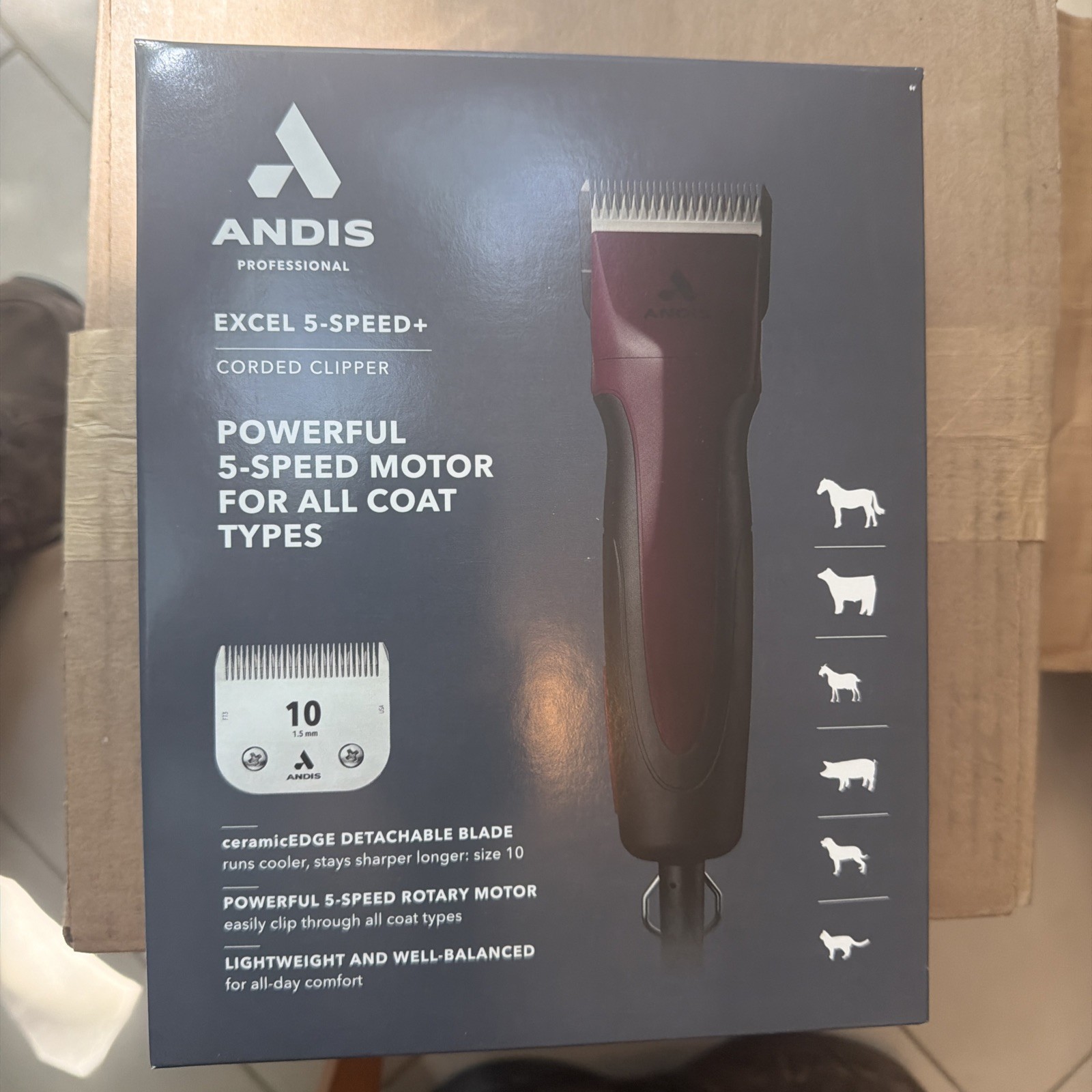 Andis Pro Excel 5-Speed+ Professional Dog Grooming Clippers 68530 BRAND NEW