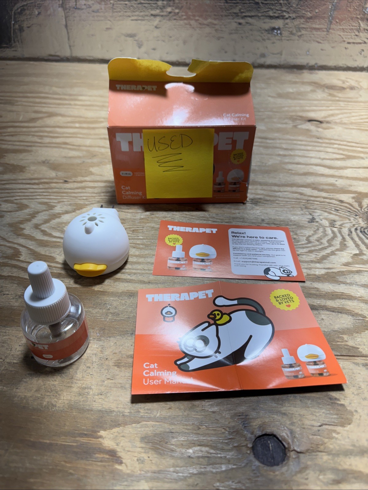 Cat Calming Diffuser Cat Pheromone Diffuser for Stress Pee Spraying USED